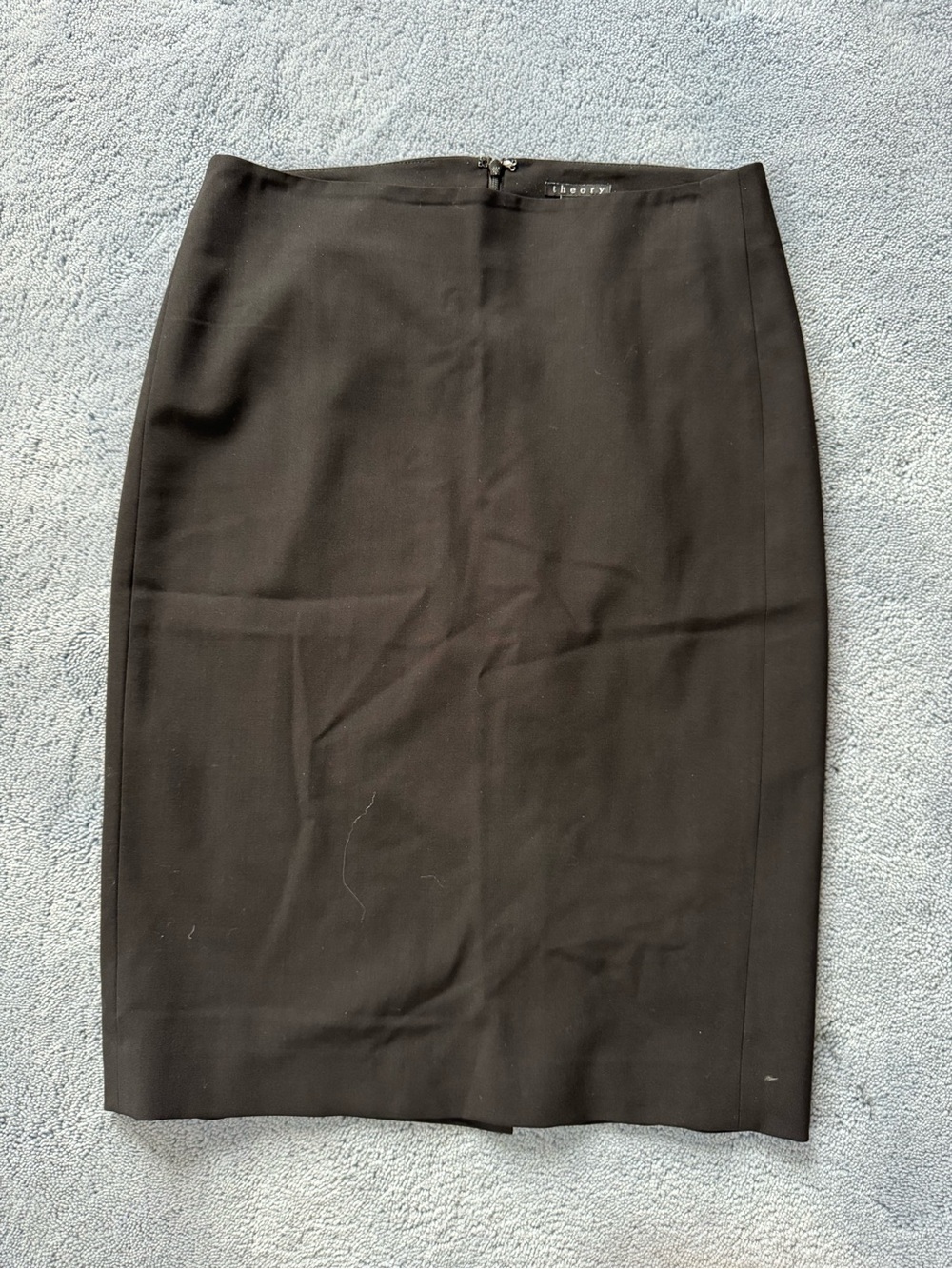 Theory Black Pencil Skirt - Sleek Tailored Design